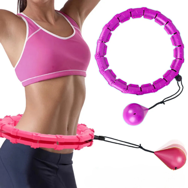 Hula Hoop Fit Sculpt™ – Cerceau Lesté pour Ventre Plat & Taille de Rêve
