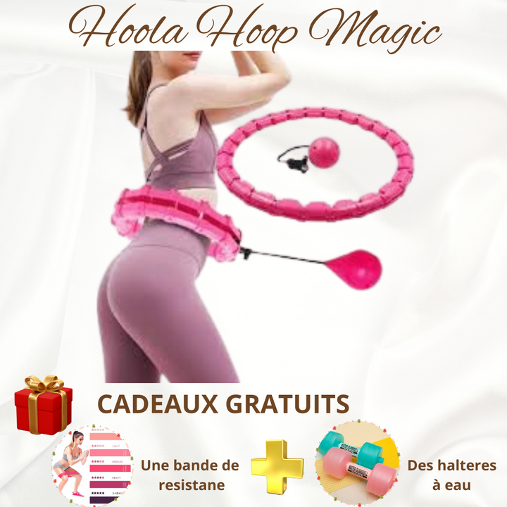 Hula Hoop Fit Sculpt™ – Cerceau Lesté pour Ventre Plat & Taille de Rêve